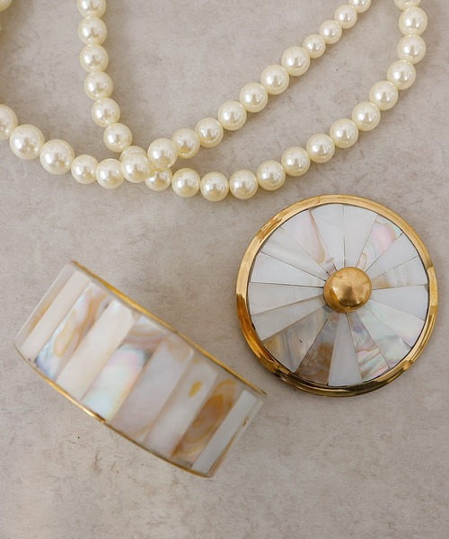 emesuelee 収納 サーカステントモチーフキャニスター 真鍮 シェル 小物