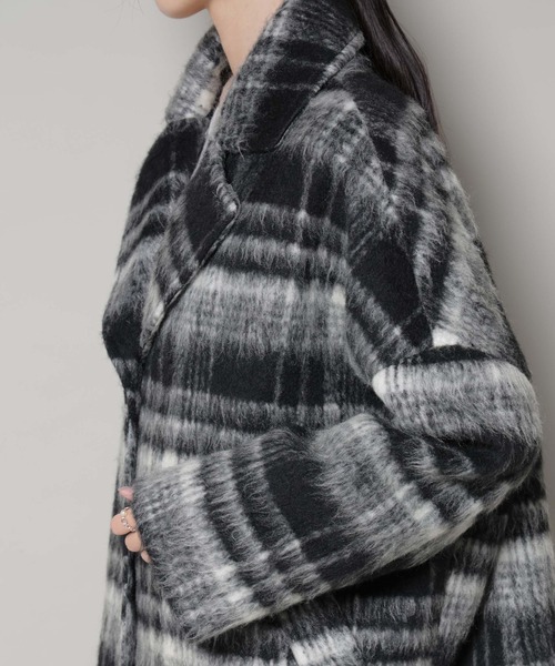 NANO universe（ナノ・ユニバース） コート チェスターコート シャギー