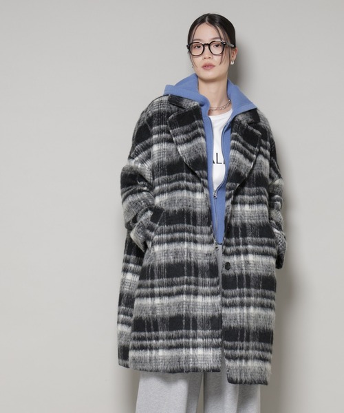 NANO universe（ナノ・ユニバース） コート チェスターコート シャギー