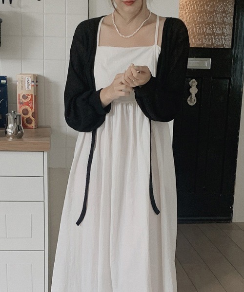 「a lot of love」 キャミソールワンピース S ブラック レディース_画像2