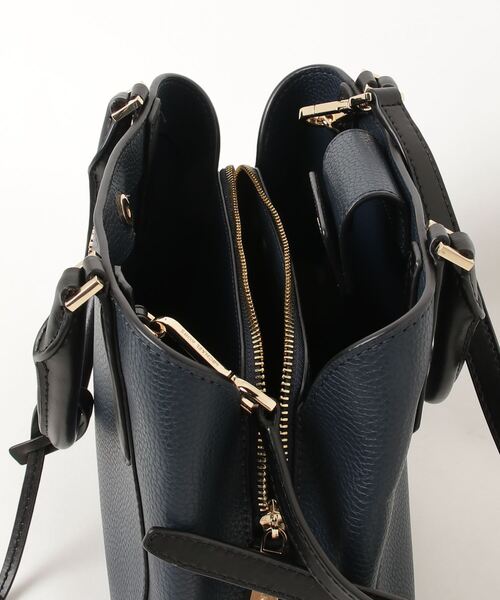 「MICHAEL KORS」 ワンポイント2WAYバッグ - ネイビー レディース_画像4