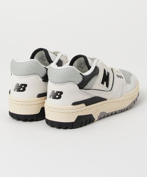 「New Balance」 ローカットスニーカー 27.5cm ホワイト×ブラック レディース_画像2