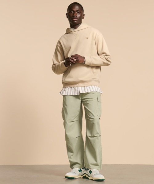 「New Balance」 ローカットスニーカー 27.5cm ホワイト×ブラック レディース_画像4