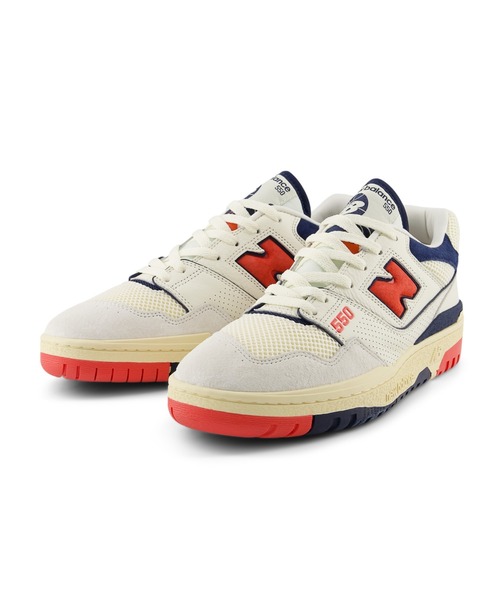 「New Balance」 ローカットスニーカー 27.5cm ホワイト×ブラック レディース_画像7