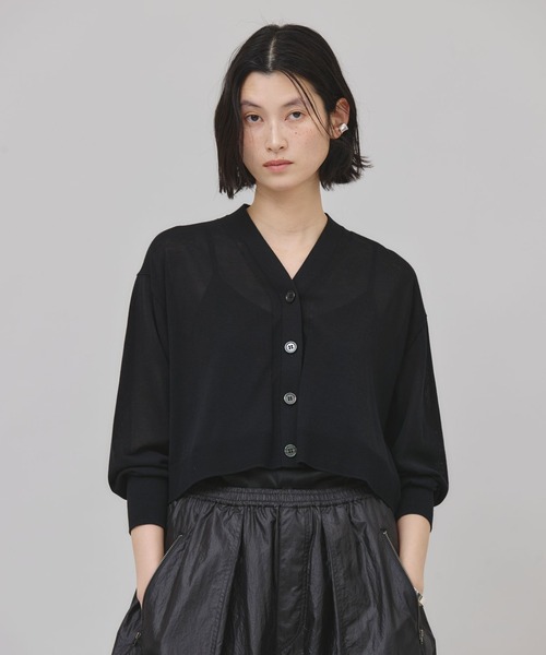 Curensology（カレンソロジー） ニットカーディガン FREE ブラック