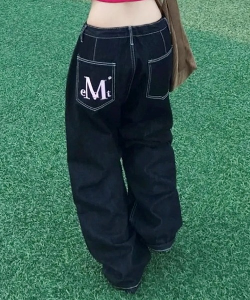 MUCENT（ムセント） ワイドパンツ ジーンズ デニム デニムパンツ