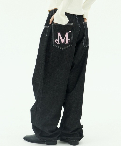 MUCENT（ムセント） ワイドパンツ ジーンズ デニム デニムパンツ