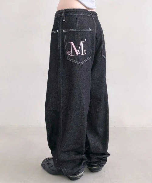 MUCENT（ムセント） ワイドパンツ ジーンズ デニム デニムパンツ