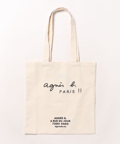 「agnes b.」 トートバッグ FREE ホワイト系その他 レディース_画像2