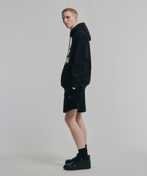 「NOISE MAKER」 プルオーバーパーカー X-LARGE ブラック メンズ_画像5