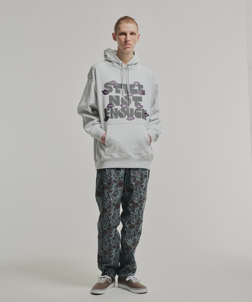 「NOISE MAKER」 プルオーバーパーカー X-LARGE ブラック メンズ_画像7