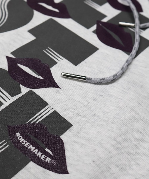 「NOISE MAKER」 プルオーバーパーカー X-LARGE ブラック メンズ_画像9