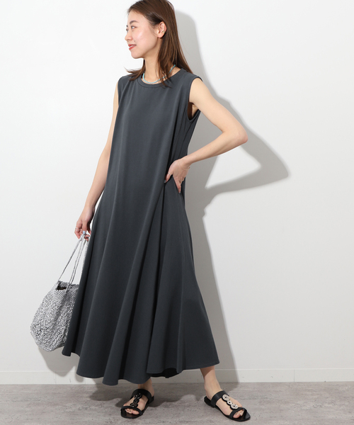 「JOURNAL STANDARD relume」 ノースリーブワンピース FREE ブルー レディース_画像2