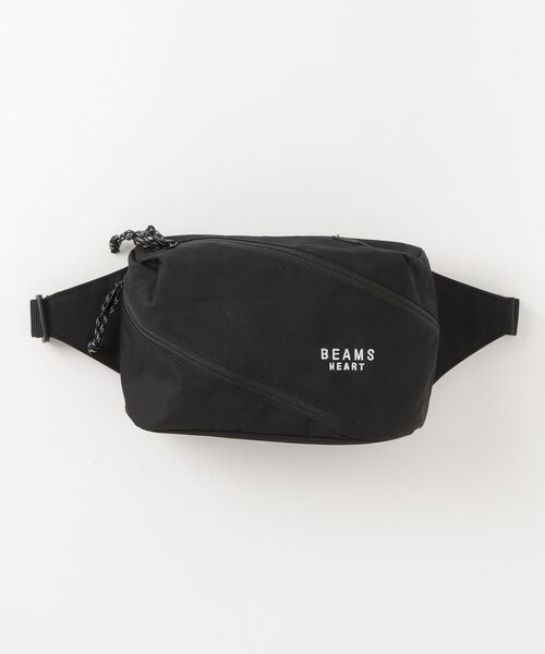 BEAMS ブラック ウエストバッグ BEAMS HEART（ビームス ハート） ウエストバッグ ONE SIZE ブラック