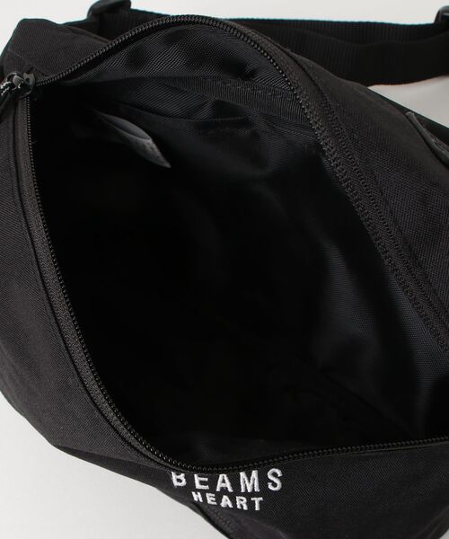 BEAMS ブラック ウエストバッグ BEAMS HEART（ビームス ハート） ウエストバッグ ONE SIZE ブラック