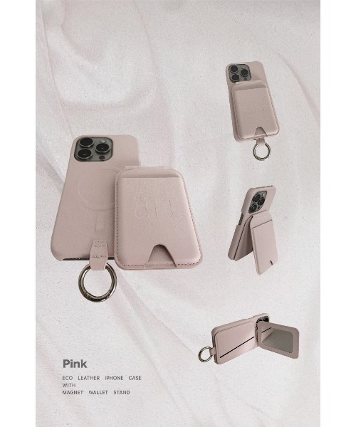 ALEXIA STAM（アリシアスタン） スマホケース Fake Leather iPhone