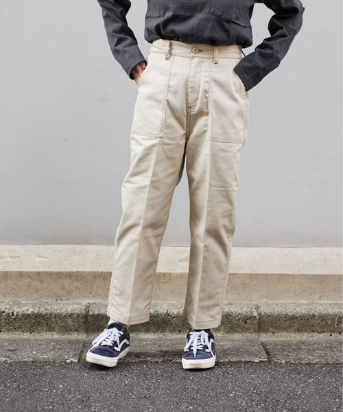 「UNIVERSAL OVERALL」 パンツ M アイボリー レディース_画像3