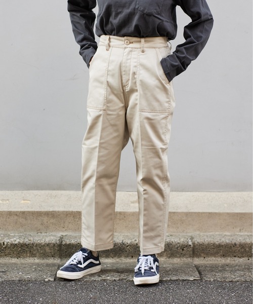 「UNIVERSAL OVERALL」 パンツ M アイボリー レディース_画像4
