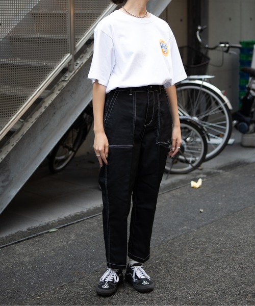 「UNIVERSAL OVERALL」 パンツ M アイボリー レディース_画像9