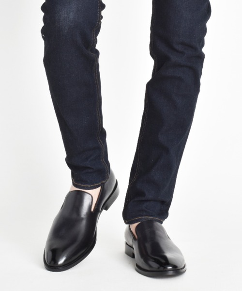 「LUCIUS」 ローファー 43 ブラック メンズ_画像2