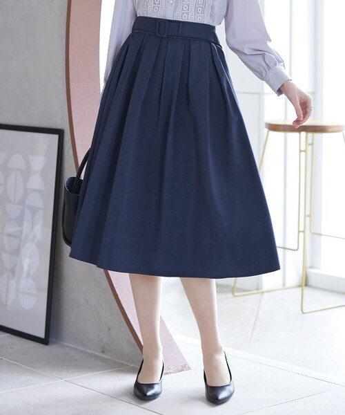 Tiaclasse スカート ベルト付きフレアスカート : ZOZOTOWN Yahoo!店