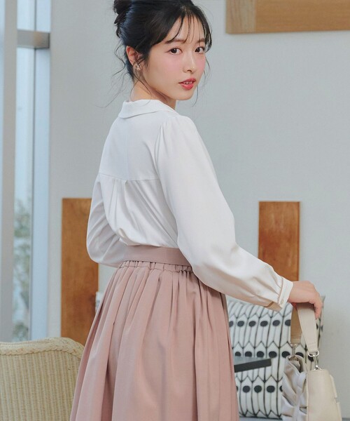 Tiaclasse スカート ベルト付きフレアスカート : ZOZOTOWN Yahoo!店