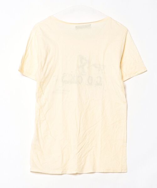 「LOUNGE LIZARD」 半袖Tシャツ 2 イエロー メンズ_画像2