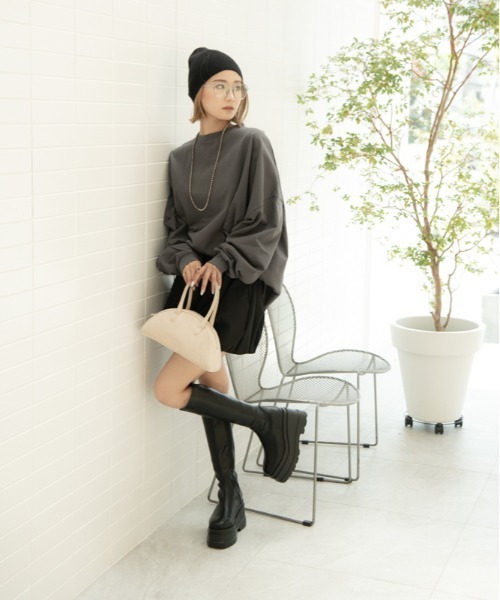 R＆E（アールアンドイー） ロングブーツ M ブラック レディース