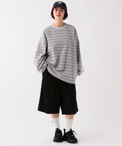 George's tシャツ エルボーパッチマルチボーダー メンズ レディース
