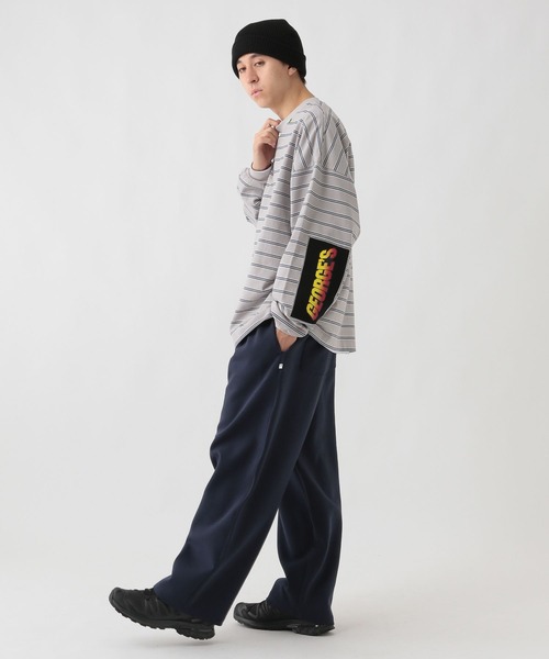 George's tシャツ エルボーパッチマルチボーダー メンズ レディース