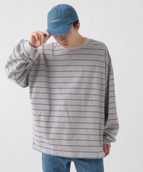 George's tシャツ エルボーパッチマルチボーダー メンズ レディース
