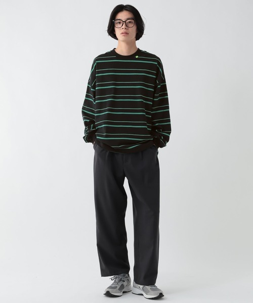 George's tシャツ エルボーパッチマルチボーダー メンズ レディース