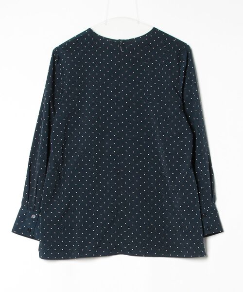 「STYLE DELI」 長袖ブラウス M ネイビー レディース_画像2
