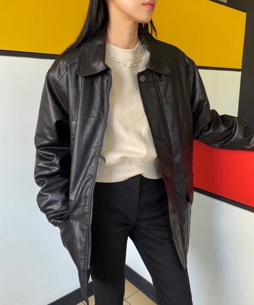 「Didot.showroom」 「Didot.」スウェットカットソー FREE ブラック レディース_画像3