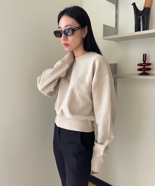 「Didot.showroom」 「Didot.」スウェットカットソー FREE ブラック レディース_画像5