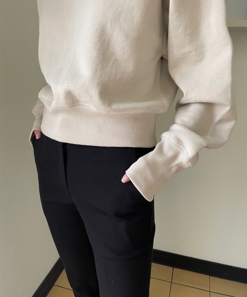 「Didot.showroom」 「Didot.」スウェットカットソー FREE ブラック レディース_画像6