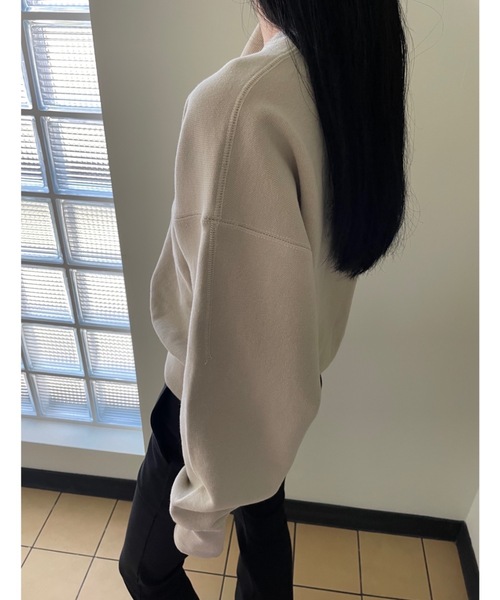 「Didot.showroom」 「Didot.」スウェットカットソー FREE ブラック レディース_画像9
