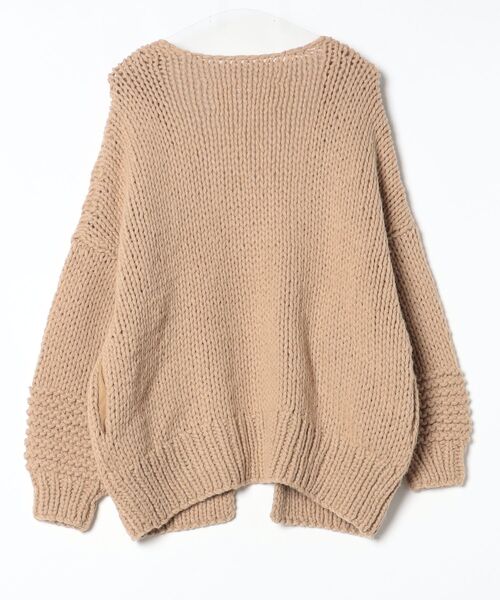 「ADAWAS」 ニットカーディガン FREE ベージュ レディース_画像2