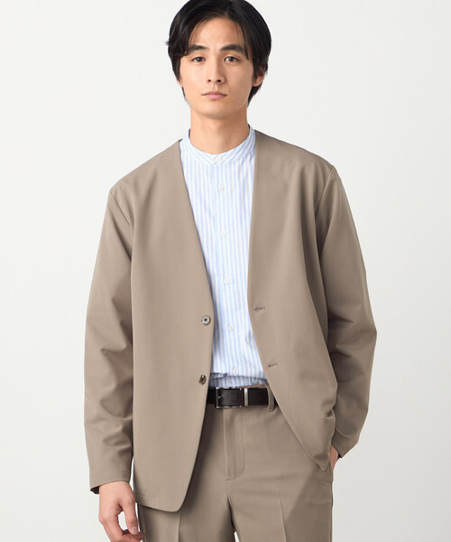 COMME CA ISM（コムサイズム） ジャケット ノーカラージャケット