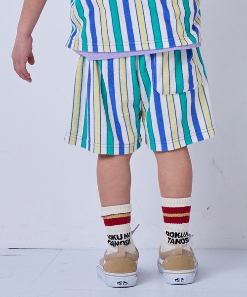 MARKEY'S（マーキーズ） パンツ パイルマルチストライプショートパンツ