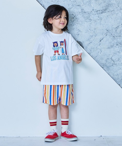 MARKEY'S（マーキーズ） パンツ パイルマルチストライプショートパンツ