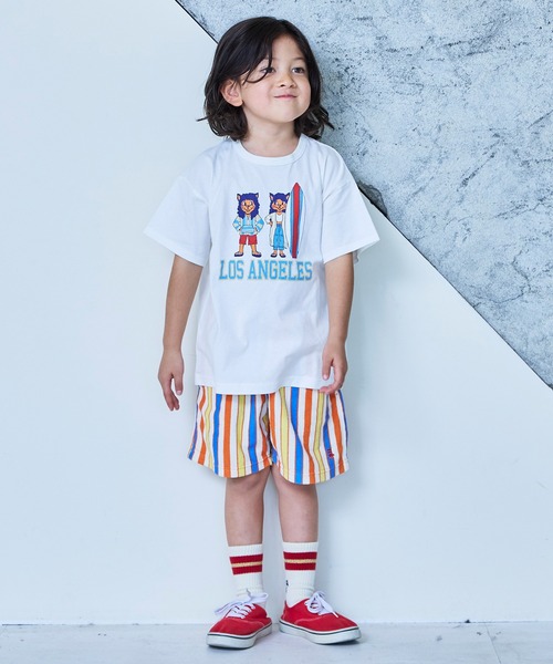 MARKEY'S（マーキーズ） パンツ パイルマルチストライプショートパンツ