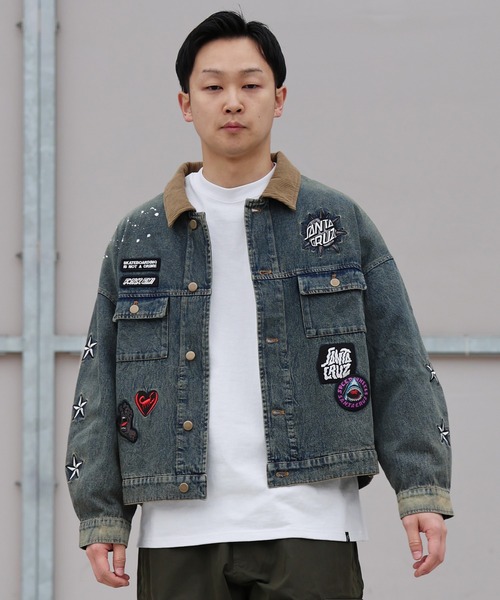 SANTA CRUZ（サンタクルーズ） コート ジャケット SC PATCHES DENIM