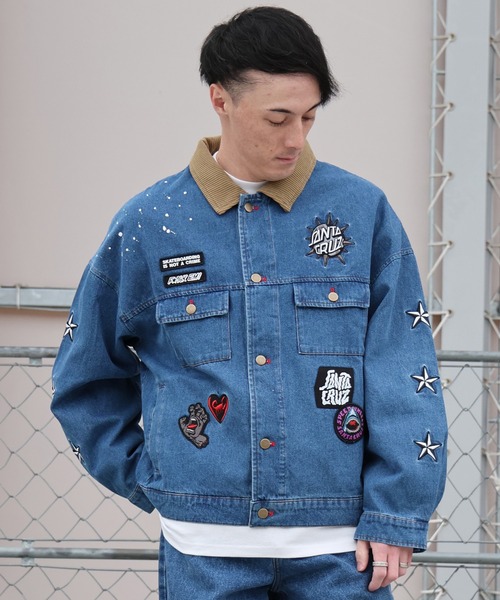 SANTA CRUZ（サンタクルーズ） コート ジャケット SC PATCHES DENIM