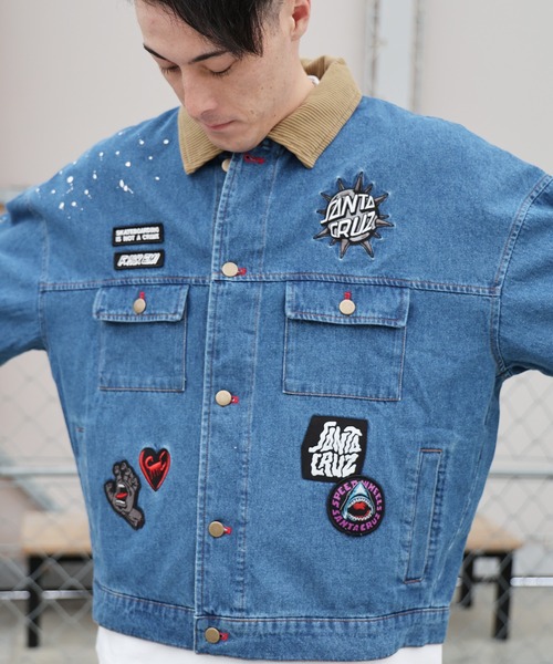 SANTA CRUZ（サンタクルーズ） コート ジャケット SC PATCHES DENIM