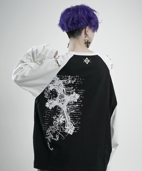 REFLEM（レフレム） tシャツ 「REFLEM/レフレム」スカルプリント