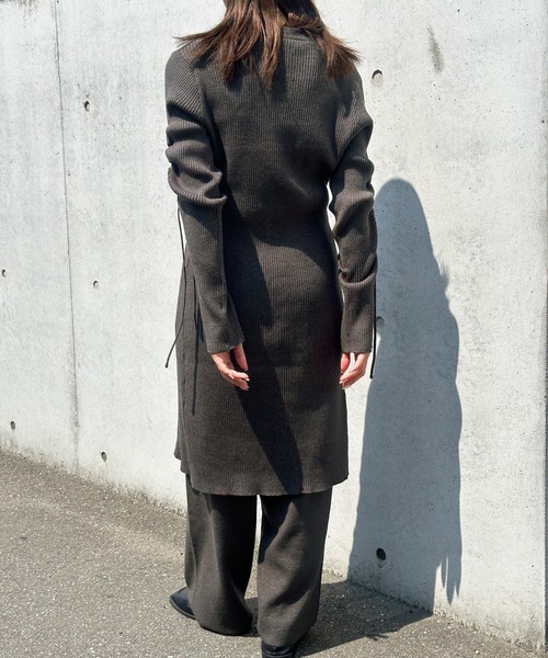 「select MOCA」 ニットカーディガン FREE グレー レディース_画像8