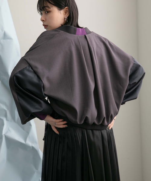 「Eimee Law」 ブルゾン 38 ダークグレー レディースの画像