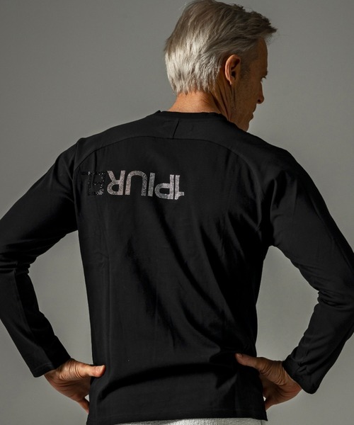 「1PIU1UGUALE3 RELAX 」 長袖Tシャツ MEDIUM ブラック メンズ_画像5