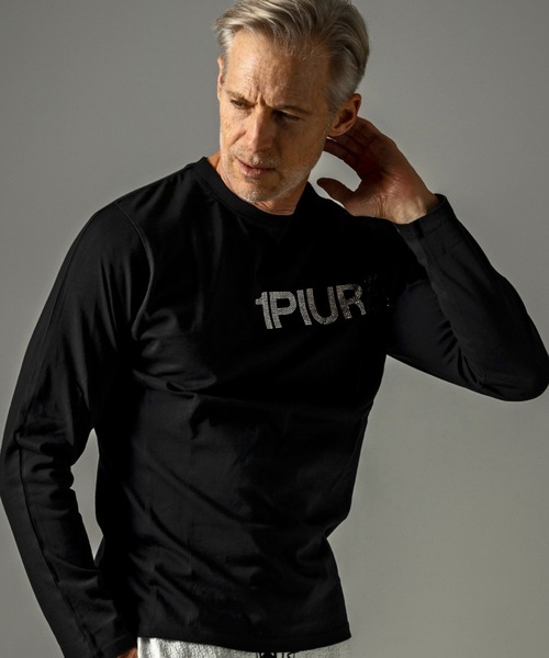 「1PIU1UGUALE3 RELAX 」 長袖Tシャツ MEDIUM ブラック メンズ_画像8